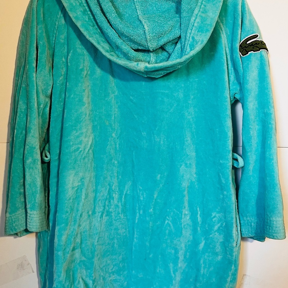 Lacoste Women's Turquoise Robe - Picture 8 of 8